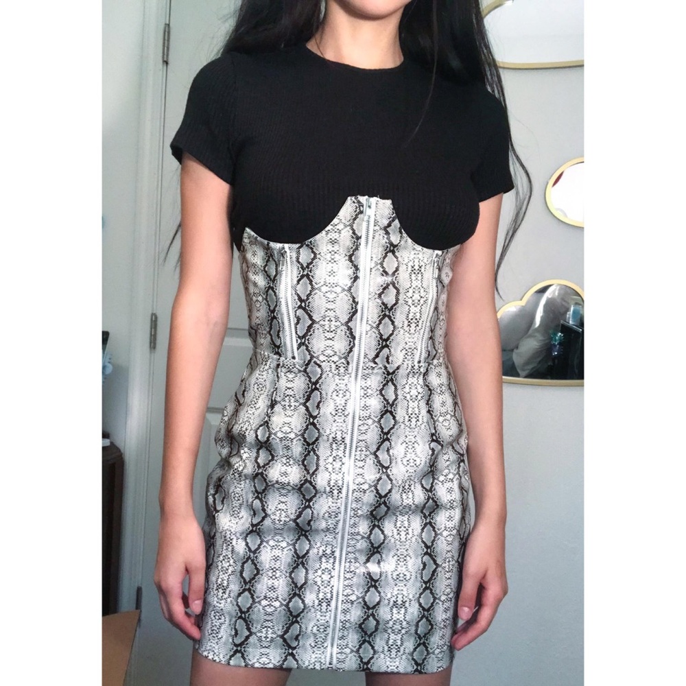 High Waisted Python Skirt - image 2